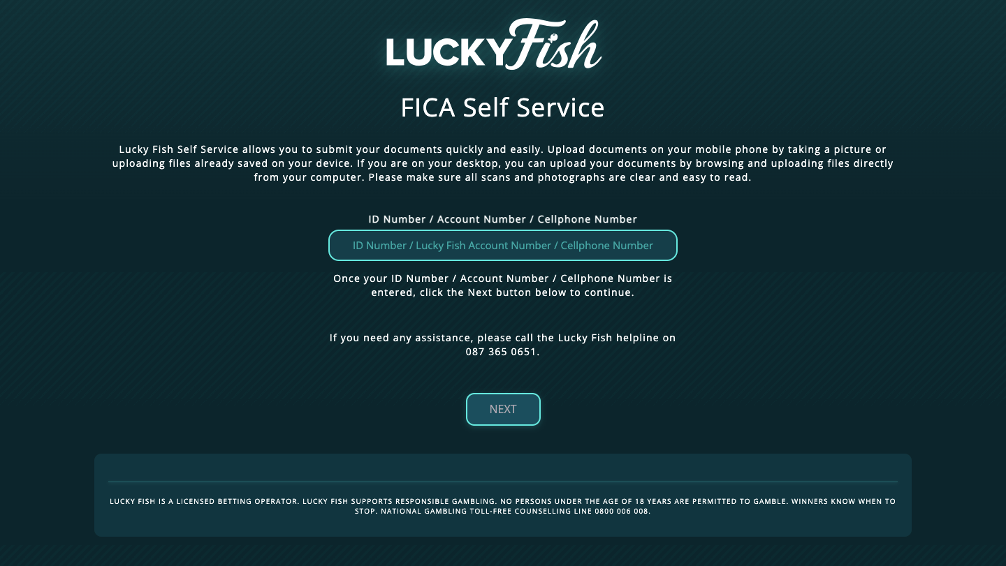 Lucky Fish FICA Upload